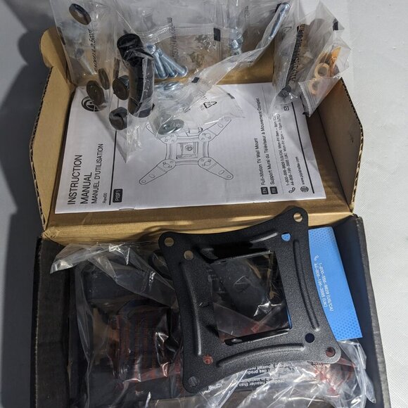 NEW- Full Motion TV Wall Mount for up to 44 lbs PISF1 VESA Mounting - Picture 6 of 6